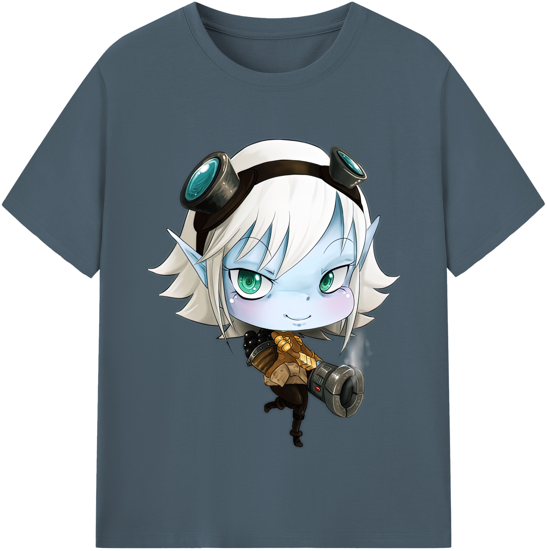 リーグ・オブ・レジェンド League of Legends LOL 綿100％半袖Tシャツ（フロントプリント）